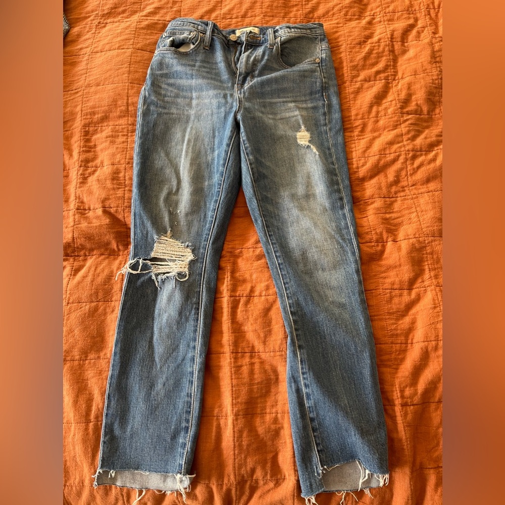 MADEWELL high rise slim boy Jean